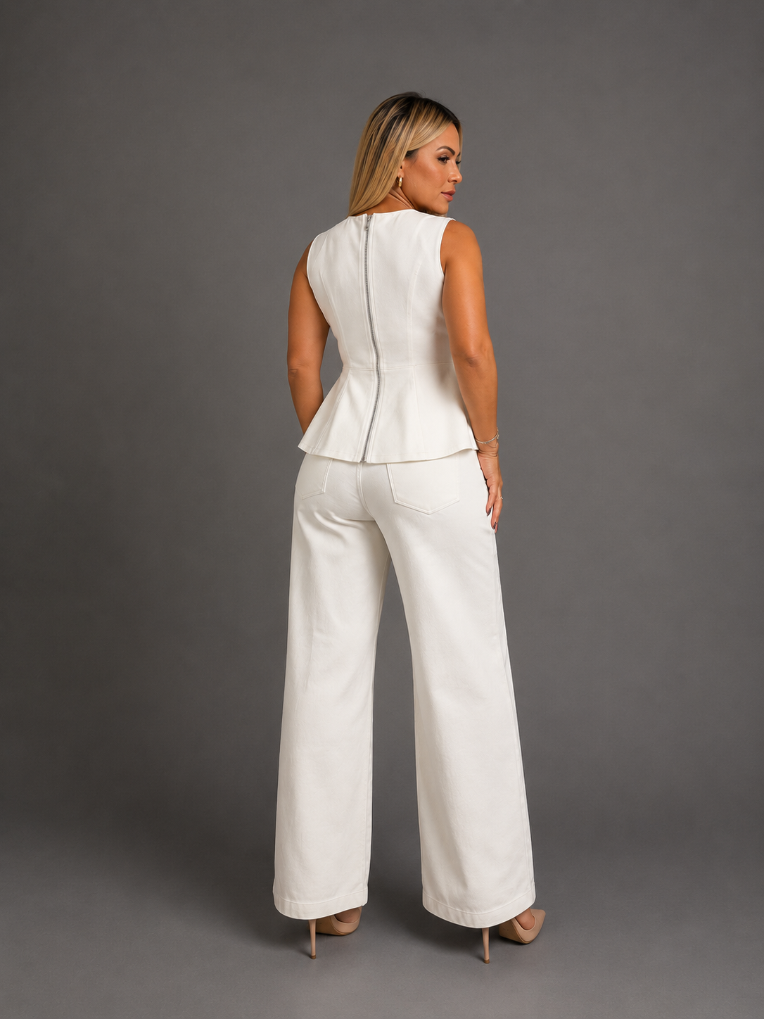 Structure Peplum Set